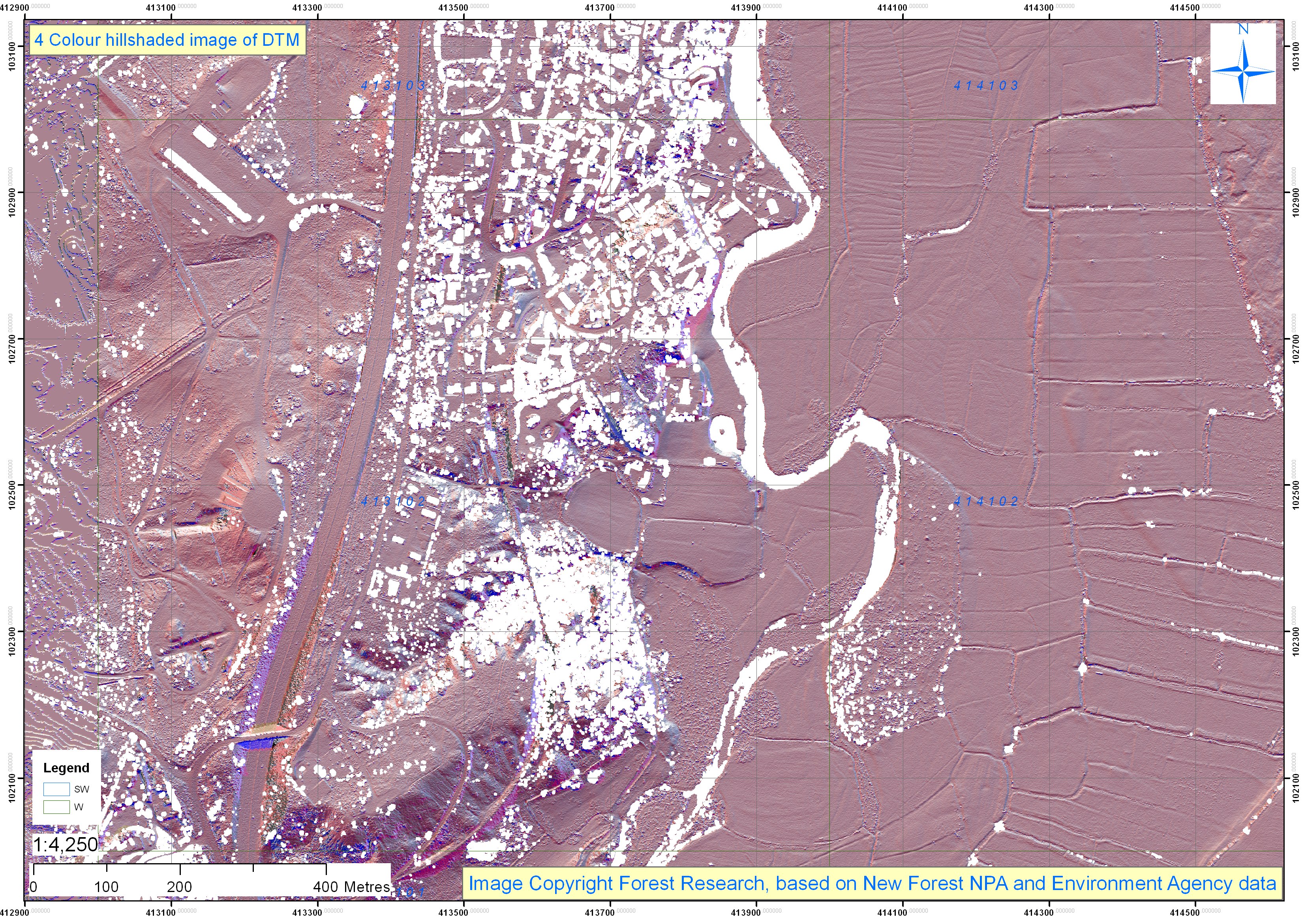 Lidar Topographic Maps 4025